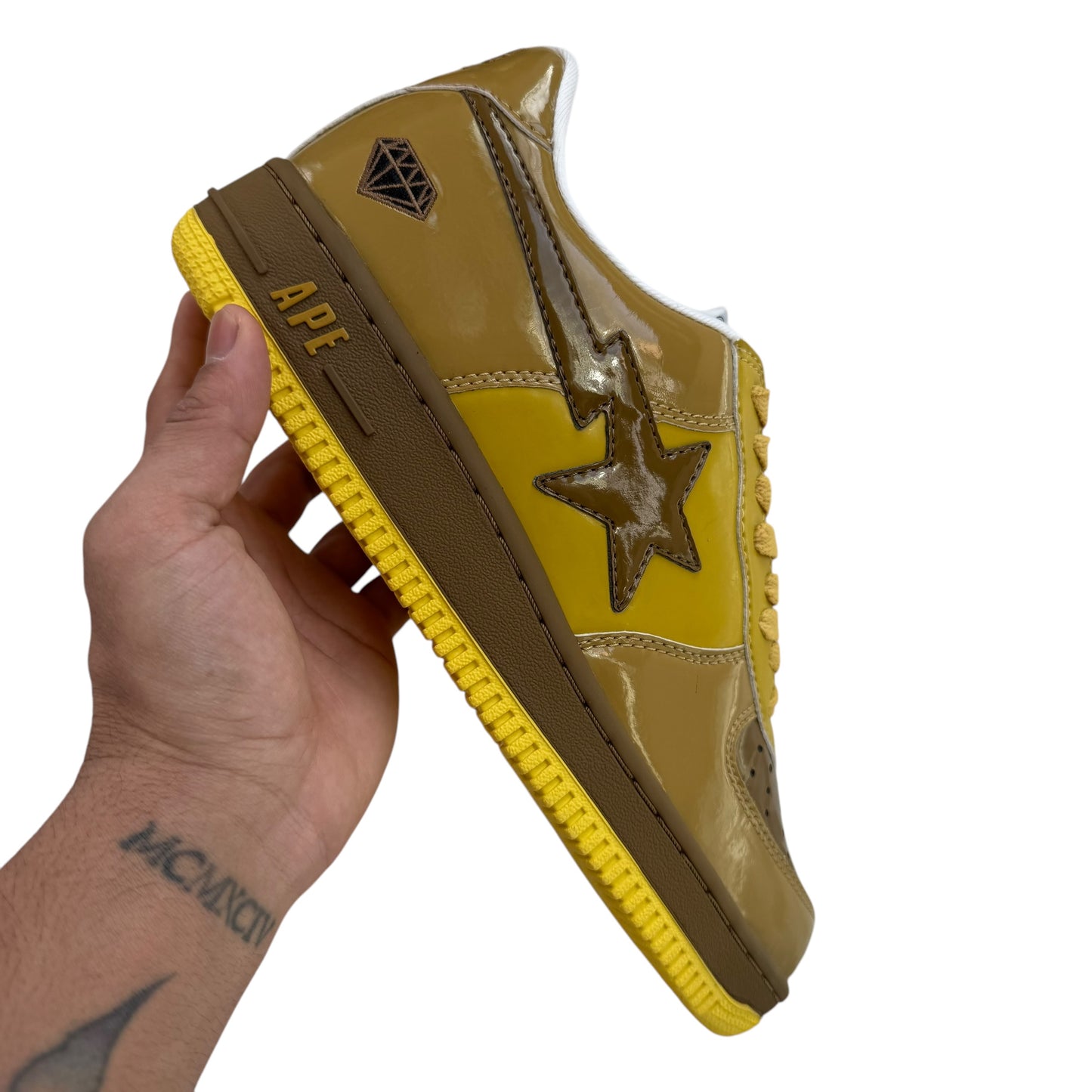 2008 Bape goldmember exclusive Bapesta (8.5)