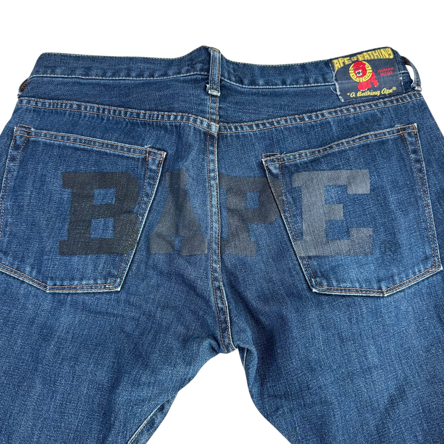 2007 Bape Aoyama spellout pants (Medium)