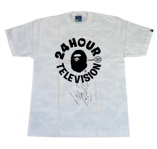 2007 Bape x 24hr TV employee exclusive tee (SIGNED BY NELLY) (Large)