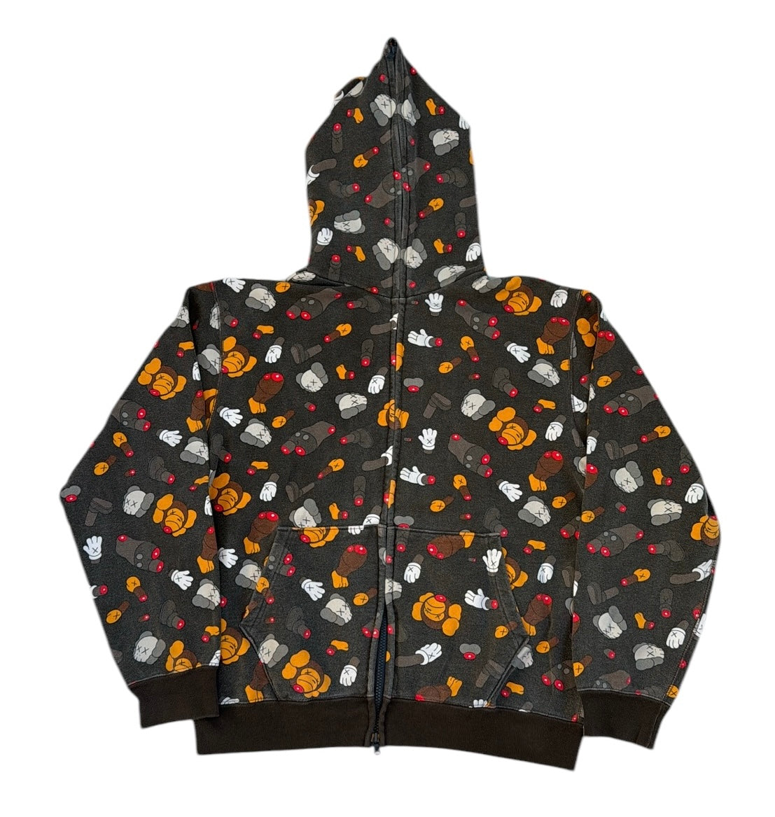 2005 Bape x kaws slaughter hoodie (Medium)