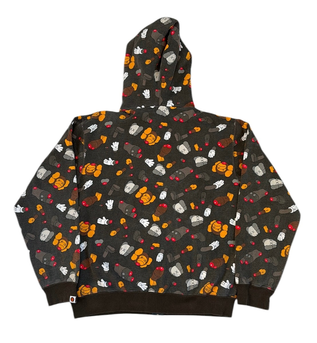 2005 Bape x kaws slaughter hoodie (Medium)