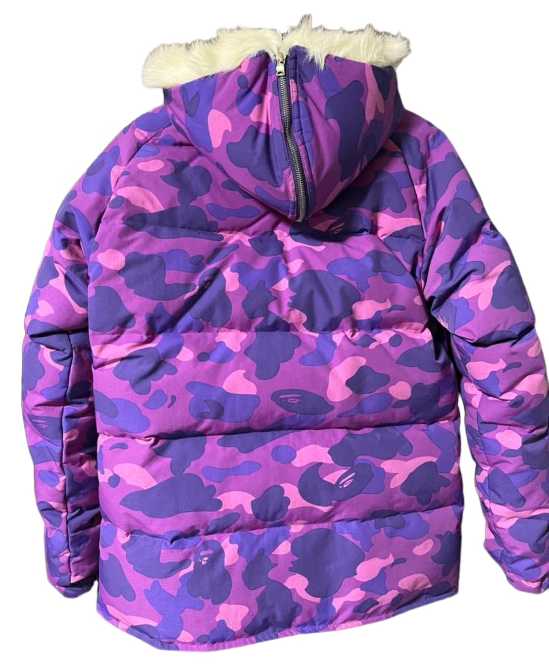 2005 Bape purple camo puffer (Small)