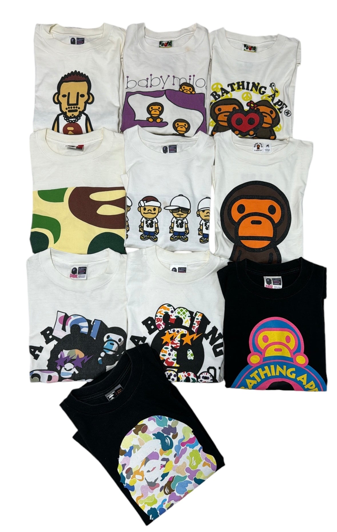 Bape og tee shirt bulk bundle deal