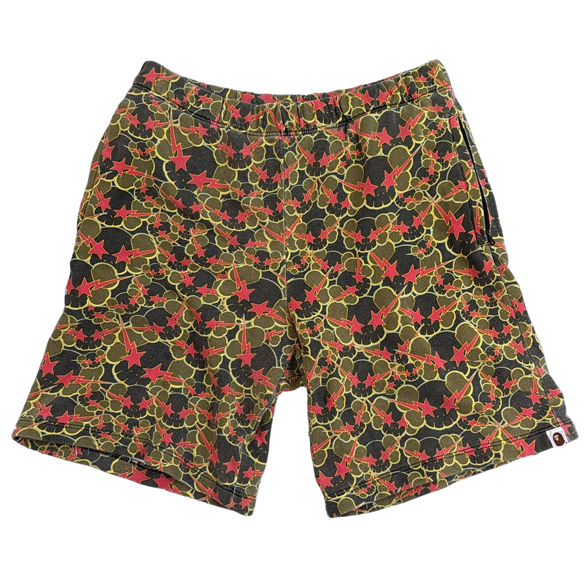 2001 Bape x Kaws shorts (Medium)